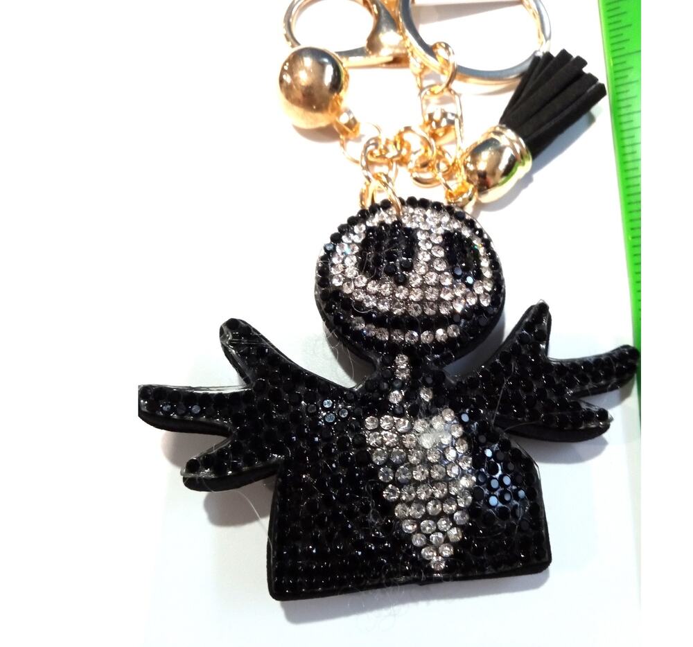 Jack Skellington Purse Charm Bookbag Zipper Pull Keychain 731-735